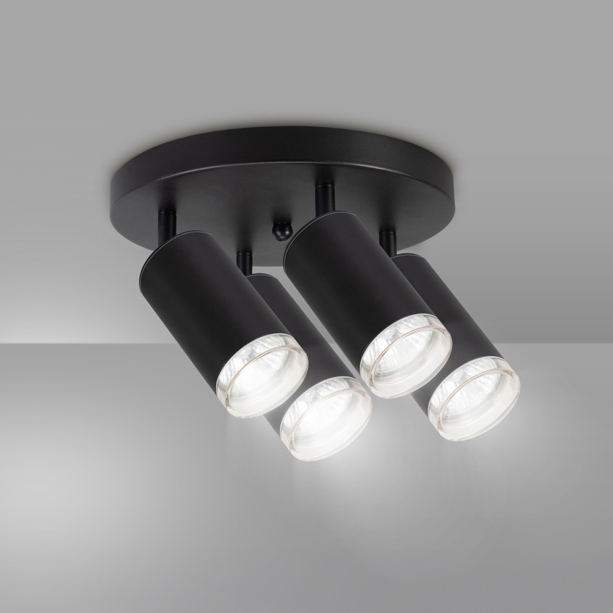Brilagi - Badkamer spot SELE AQUA 4xGU10/30W/230V IP44 zwart