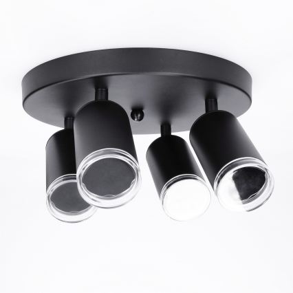 Brilagi - Badkamer spot SELE AQUA 4xGU10/30W/230V IP44 zwart