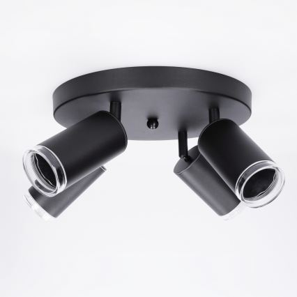 Brilagi - Badkamer spot SELE AQUA 4xGU10/30W/230V IP44 zwart