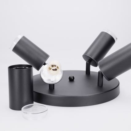 Brilagi - Badkamer spot SELE AQUA 4xGU10/30W/230V IP44 zwart