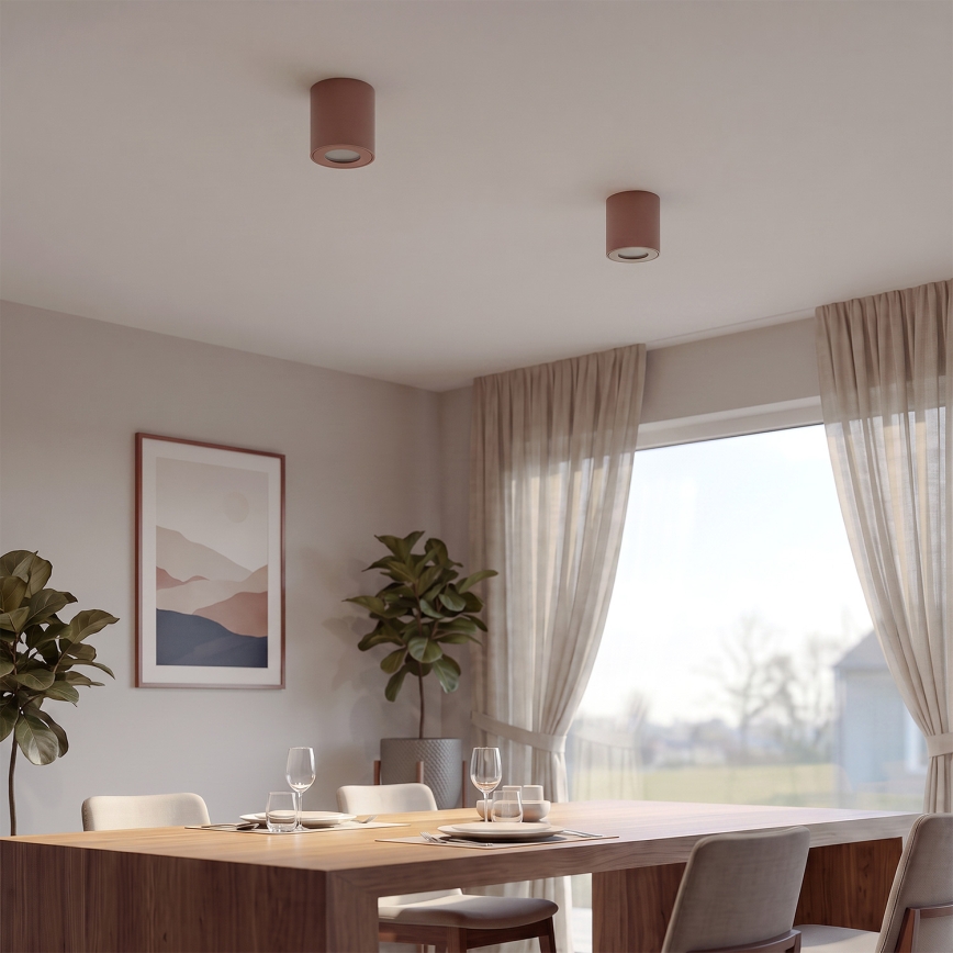 BRILAGI - Badkamer spotlamp MIA 1xGU10/30W/230V 84x80 mm bruin IP54