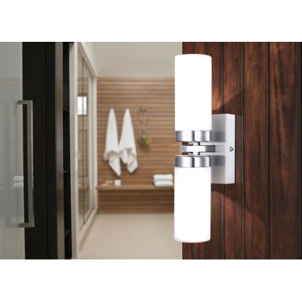 Brilagi - Badkamermuurlamp RAY 2xE14/40W/230V IP44