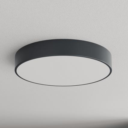 Brilagi - Plafondlamp voor de badkamer CLARE 4xE27/24W/230V Ø 50 cm antraciet IP54