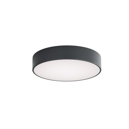 Brilagi - Plafondlamp voor badkamer met bewegings- en schemersensor CLARE 3xE27/24W/230V Ø 40 cm antraciet IP54