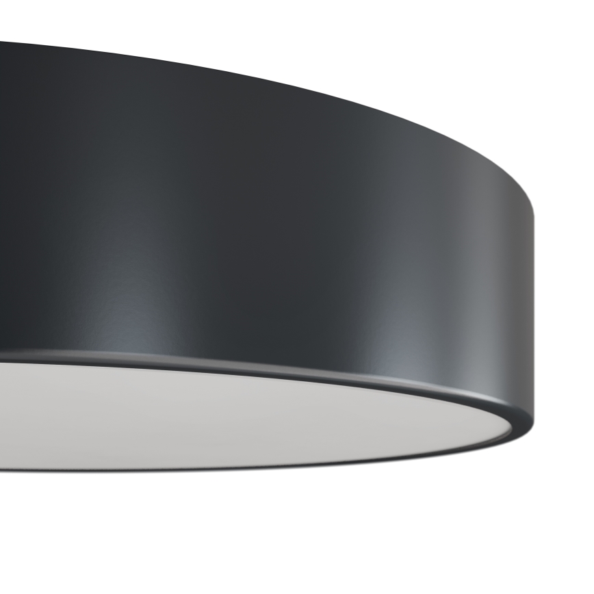 Brilagi - Plafondlamp voor badkamer met bewegings- en schemersensor CLARE 3xE27/24W/230V Ø 40 cm antraciet IP54