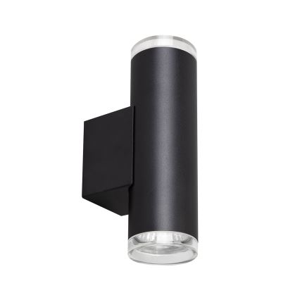 Brilagi - Badkamer wandspot SELE AQUA 2xGU10/30W/230V IP44 zwart