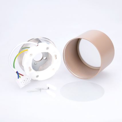 BRILAGI - Badkamerspot SMOOTH 1xGX53/15W/230V 60x82 mm beige IP54