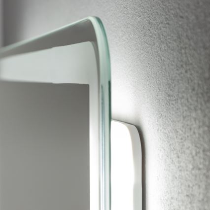 Brilagi - LED-dimbare verwarmde badkamerspiegel met randverlichting BELLA LED/16W/230V 60x60 cm 3000/4000/6500K IP44 CRI 90