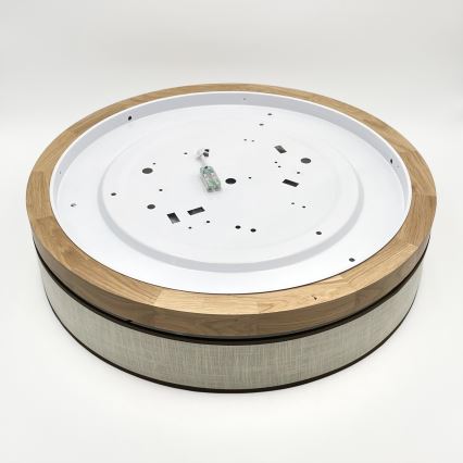 Brilagi - BELLADONNA LED Plafondlamp LED/36W/230V Ø 50 cm crème/eik