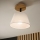 Brilagi - Bevestigde hanglamp ANTHONY 1xE14/60W/230V eiken/wit