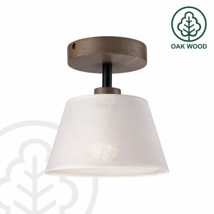 Brilagi - Bevestigde hanglamp ANTHONY 1xE14/60W/230V eiken/wit