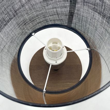 Brilagi - Bevestigde hanglamp ANTHONY 1xE14/60W/230V eiken/zwart