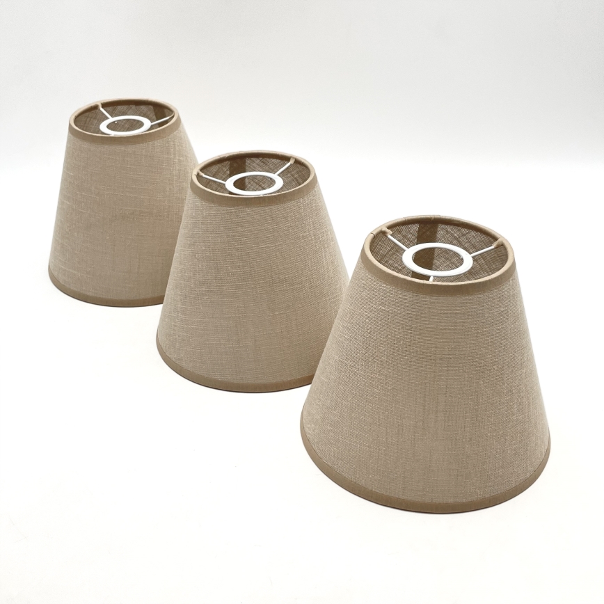Brilagi - Bevestigde hanglamp ANTHONY 3xE14/40W/230V eiken/beige