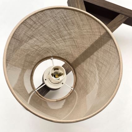 Brilagi - Bevestigde hanglamp ANTHONY 3xE14/40W/230V eiken
