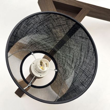 Brilagi - Bevestigde hanglamp ANTHONY 3xE14/40W/230V eiken/zwart
