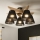 Brilagi - Bevestigde hanglamp ANTHONY 5xE14/40W/230V eiken/zwart