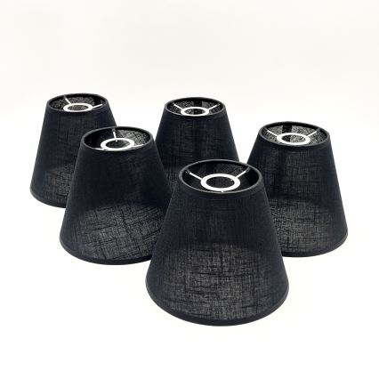 Brilagi - Bevestigde hanglamp ANTHONY 5xE14/40W/230V eiken/zwart