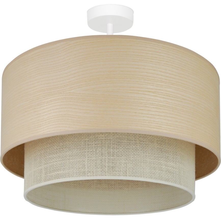 Brilagi - Bevestigde hanglamp ARIZONA BOHO 1xE27/15W/230V diameter 45 cm crème/beige