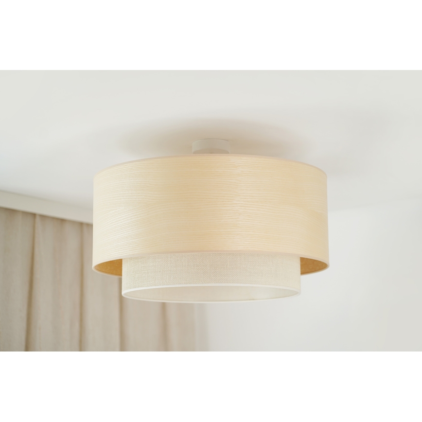 Brilagi - Bevestigde hanglamp ARIZONA BOHO 1xE27/15W/230V diameter 60 cm beige