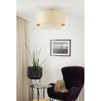 Brilagi - Bevestigde hanglamp ARIZONA BOHO 1xE27/15W/230V diameter 60 cm beige