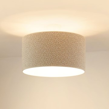 Brilagi - Bevestigde hanglamp BOUCLE ROLLER 1xE27/15W/230V diameter 45 cm crème