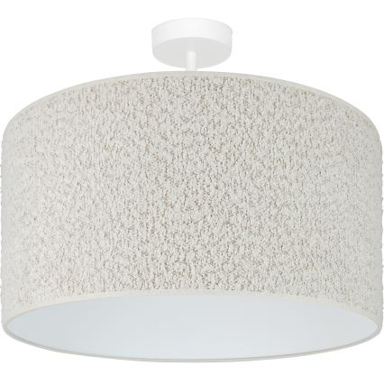 Brilagi - Bevestigde hanglamp BOUCLE ROLLER 1xE27/15W/230V diameter 45 cm crème