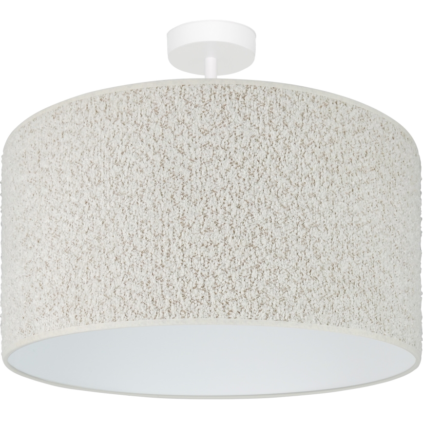 Brilagi - Bevestigde hanglamp BOUCLE ROLLER 1xE27/15W/230V diameter 45 cm crème