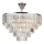 Brilagi - Bevestigde hanglamp CRYSTAL 5xE14/40W/230V glanzend chroom
