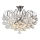 Brilagi - Bevestigde hanglamp CRYSTAL 6xE14/60W/230V glanzend chroom