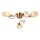 Brilagi - Bevestigde hanglamp MEGAPOLIS 3xE14/60W/230V goud