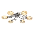 Brilagi - Bevestigde hanglamp MEGAPOLIS 6xE14/60W/230V glanzend chroom