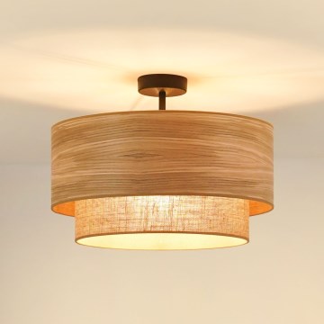 Brilagi - Bevestigde hanglamp MONTANA BOHO 1xE27/15W/230V diameter 45 cm bruin