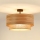 Brilagi - Bevestigde hanglamp MONTANA BOHO 1xE27/15W/230V diameter 45 cm bruin