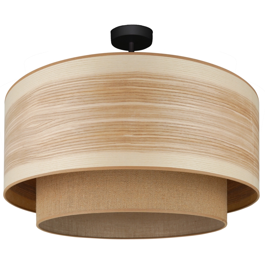 Brilagi - Bevestigde hanglamp MONTANA BOHO 1xE27/15W/230V diameter 60 cm bruin