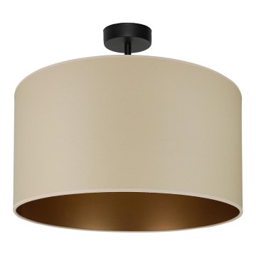 Brilagi - Bevestigde hanglamp OREGON ROLLER VEGE 1xE27/15W/230V diameter 45 cm beige