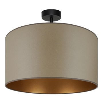Brilagi - Bevestigde hanglamp OREGON ROLLER VEGE 1xE27/15W/230V diameter 45 cm grijs