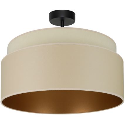 Brilagi - Bevestigde hanglamp OREGON VEGE 1xE27/15W/230V diameter 45 cm beige