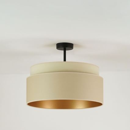 Brilagi - Bevestigde hanglamp OREGON VEGE 1xE27/15W/230V diameter 45 cm beige
