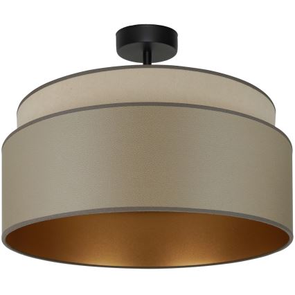 Brilagi - Bevestigde hanglamp OREGON VEGE 1xE27/15W/230V diameter 45 cm grijs