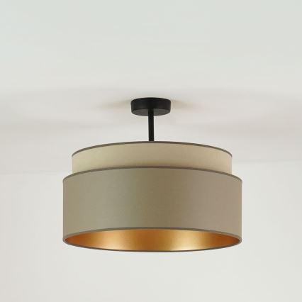 Brilagi - Bevestigde hanglamp OREGON VEGE 1xE27/15W/230V diameter 45 cm grijs