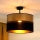 Brilagi - Bevestigde hanglamp ROYAL 1xE27/15W/230V diameter 40 cm zwart/goud