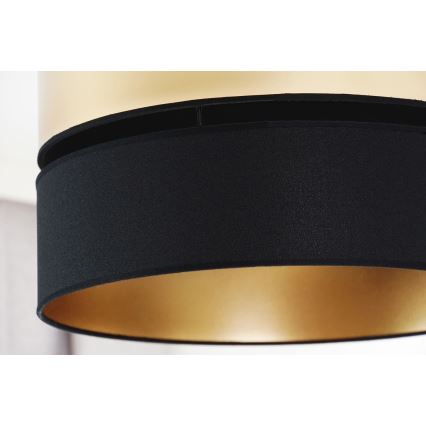 Brilagi - Bevestigde hanglamp ROYAL 1xE27/15W/230V diameter 40 cm zwart/goud