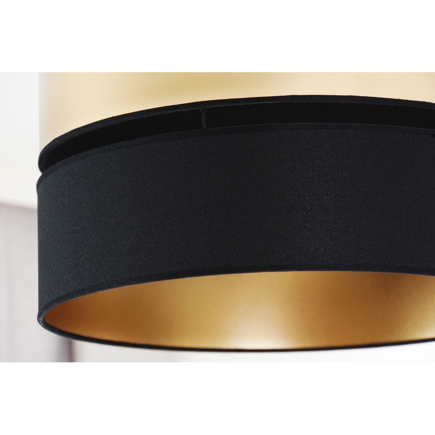 Brilagi - Bevestigde hanglamp ROYAL 1xE27/15W/230V diameter 40 cm zwart/goud