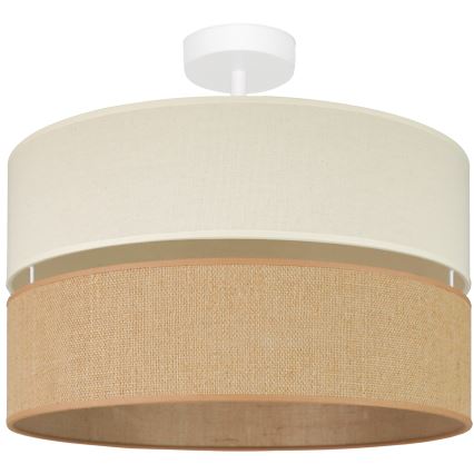 Brilagi - Bevestigde hanglamp ROYAL YUTE 1xE27/15W/230V diameter 40 cm beige/crème