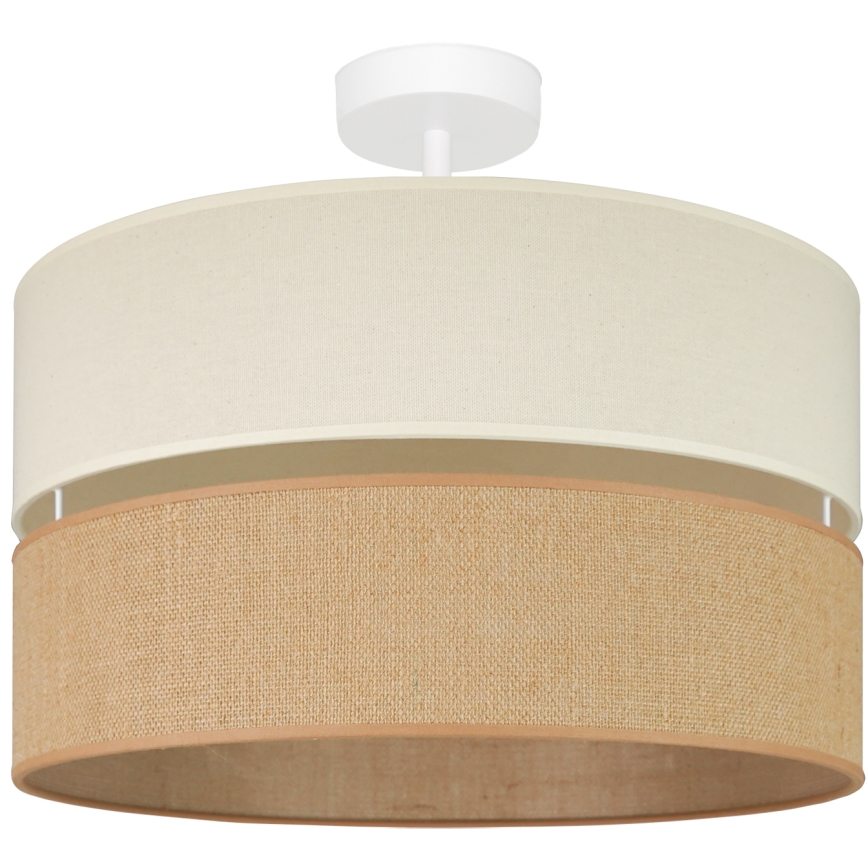 Brilagi - Bevestigde hanglamp ROYAL YUTE 1xE27/15W/230V diameter 40 cm beige/crème