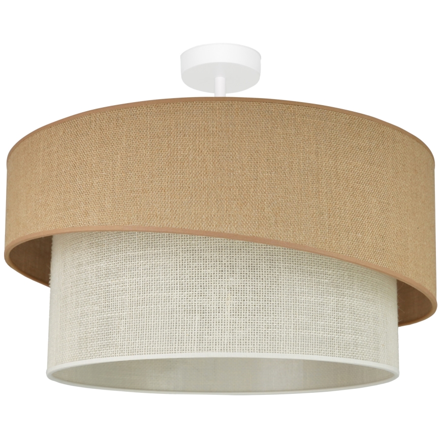 Brilagi - Bevestigde hanglamp SHINE 1xE27/15W/230V diameter 50 cm beige/crème