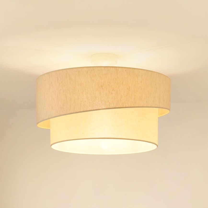 Brilagi - Bevestigde hanglamp SHINE 1xE27/15W/230V diameter 50 cm crème