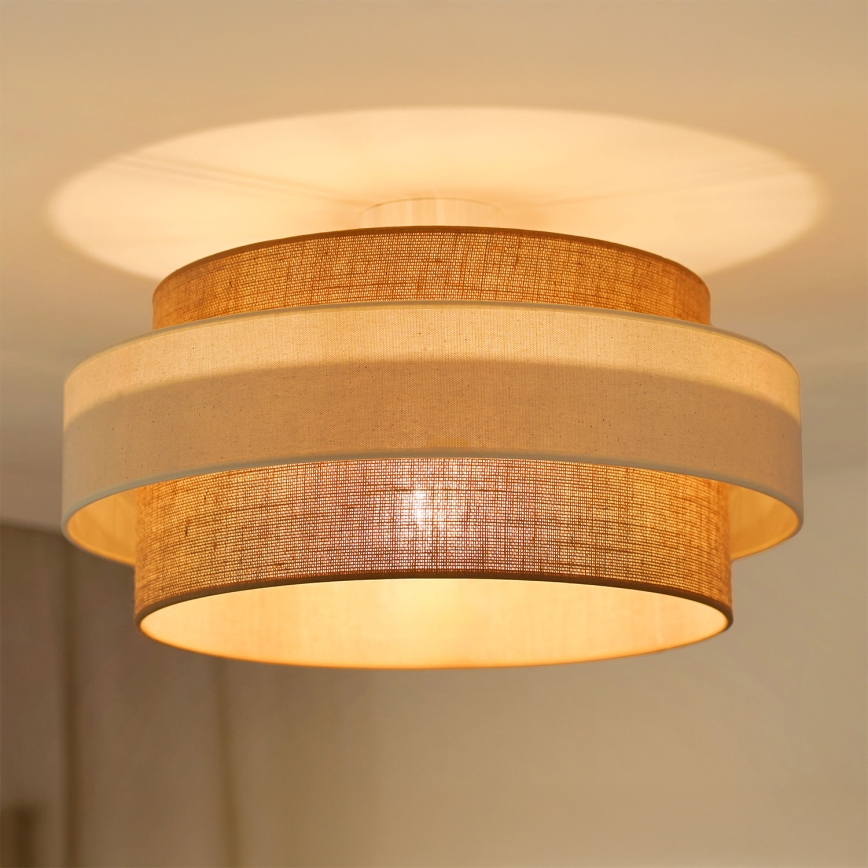 Brilagi - Bevestigde hanglamp SPACE LIGHT 1xE27/15W/230V diameter 50 cm beige/crème