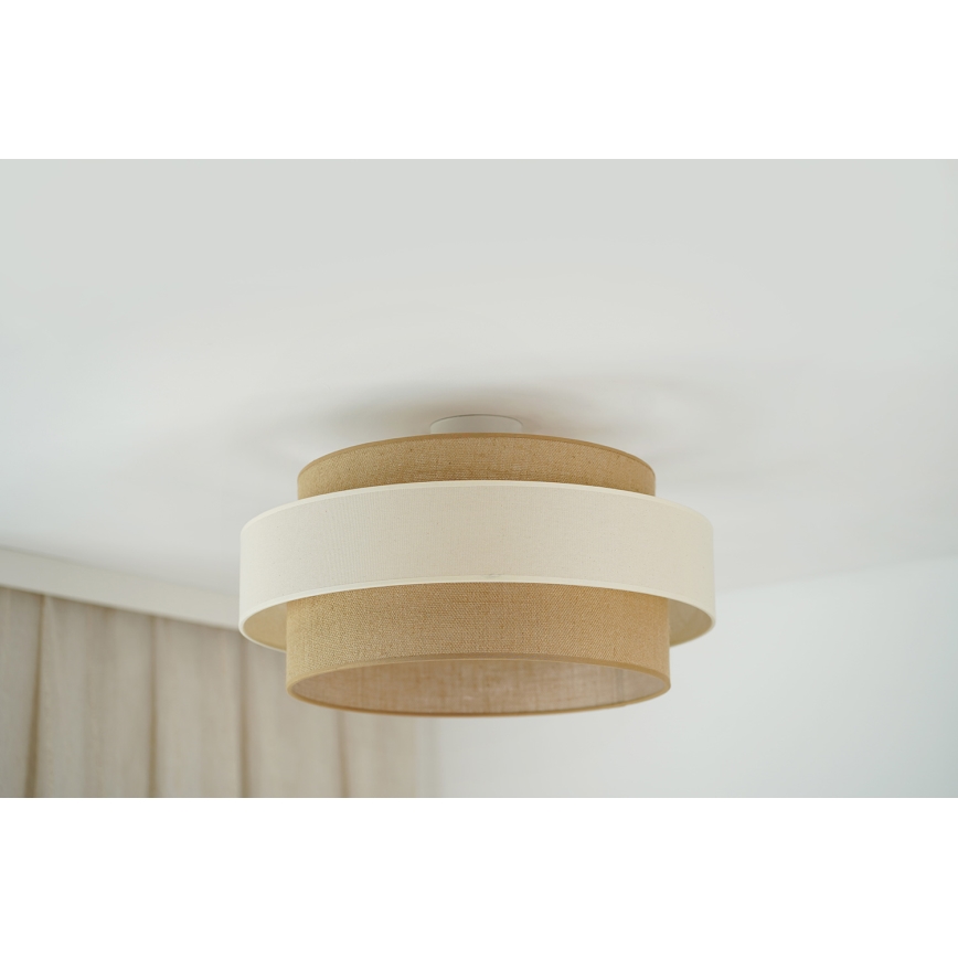 Brilagi - Bevestigde hanglamp SPACE LIGHT 1xE27/15W/230V diameter 50 cm beige/crème