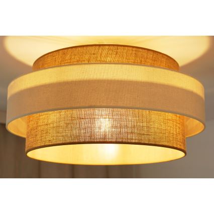 Brilagi - Bevestigde hanglamp SPACE LIGHT 1xE27/15W/230V diameter 50 cm beige/crème